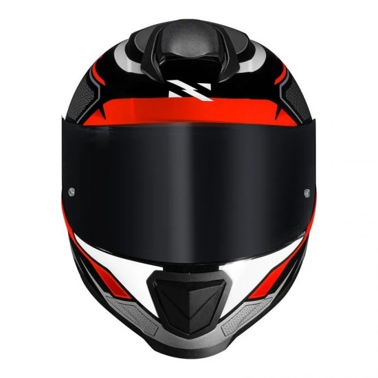 CAPACETE NORISK FF802 RAZOR SPEEDMAX PRETO CINZA LARANJA